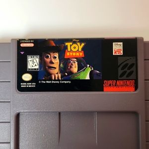 Original 1991 Super Nintendo Game Toy Story Cleaned & Tested